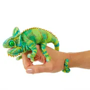 Mini Chameleon Finger Puppets, Pack of 3