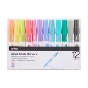 12 Pack Liquid Chalk Markers