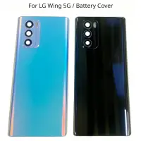 在飛比找蝦皮購物優惠-用於 LG Wing 5G 電池蓋的後電池蓋後門面板外殼帶鏡