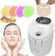Face Mask Maker Machine - DIY Fruit Vegetable Facial Pack Machine Kit with Collagen Pills, Smart Automatic Face Cream Beauty Making for Facial/Eyes SPA