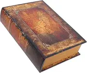 Cabilock Vintage Book Shaped Decorative Storage Organizer Simulated Book Prop for Jewelry Keepsakes Keys Compact Design for Home Bookshelf Display