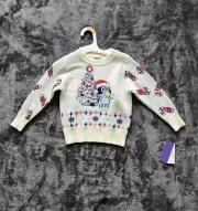 NWT 12 Months baby/ Toddler girl/ boy Bluey Christmas Tree Pullover ugly Sweater