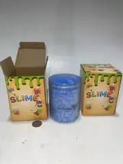 (2) MannyBen Blue Stitch Ice Cream Butter Slime, Super Soft