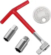 4Pcs T-Handle Universal Joint Spark Plug Socket Wrench with 16Mm(5/8") and 21Mm(
