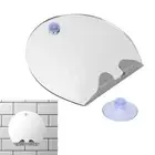 Fogless Shower Mirror Round Shape Anti Fog Wall Hanging Bathroom Shaving Mir HG5