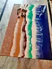 Custom Walnut Epoxy Table – Clear Resin Dining Table – Handmade Coffee tabletop