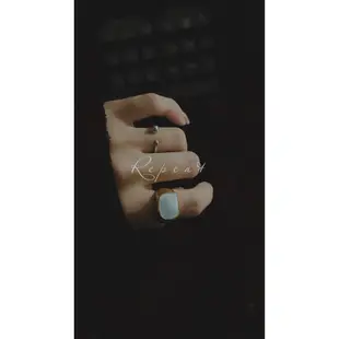 CINCO 葡萄牙精品 Maria clara ring 925純銀鑲24K金 圓球C型戒指