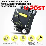 30-300AMP Car Circuit Breaker Fuse Reset Waterproof 12V-48V DC Car Boat Auto AU