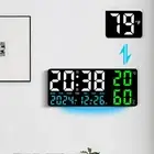 Multi Functional Digital Wall Clock 13 77 Inch for Various Environments