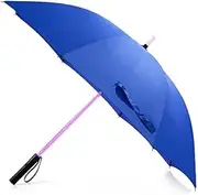 UB-5 LED Lightsaber Umbrella Laser Sword Light Up Golf Umbrellas with 7 Color Changing Windproof (Blue)