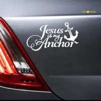 在飛比找蝦皮購物優惠-[檸檬樹戶外] 新款JESUS IS MY ANCHOR車貼