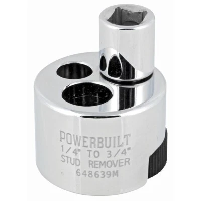 Powerbuilt Broken Stud & Bolt Remover: 1/4" To 3/4" 0