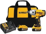 DEWALT 20V MAX* XR Cordless Impact Wrench with Hog Ring KIT DCF897P2