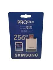 Samsung PRO Plus 256 GB Micro SD SDXC MicroSDXC C10 UHS-I U3 V30 180MB/s Reader