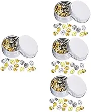 [ifundom] 4 Boxes Multi-function Pin Keeper Lapel Pin Backs Brooch Clutch Badges Backing Holder Clasp Diy Accessory for Jewelry