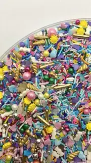 Unicorn Cake Sprinkles Australia. 110g. Unicorn Cake Decorations Australia.