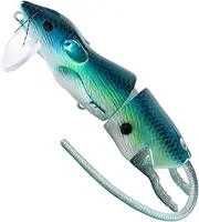 Swim Baits for Bass Fishing | Multi-Joint Bass Fishing Mice Lures | Fish Accessories for Saltwater Freshwater Deepwater Octopuses Snake Traveling Family Novice
