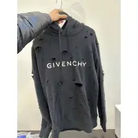 在飛比找蝦皮購物優惠-【TONES.】 GIVENCHY紀梵希🇫🇷破洞Logo帽T