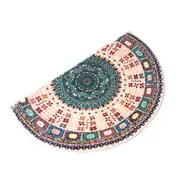 Marlow Door Mat Half Moon Semi-Circle Velvety Non Slip Entrance Floor Rug 60x90