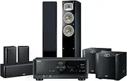 Yamaha YHT-5A 7.2ch Home Theatre Package with Dolby Atmos, Bluetooth, MusicCast, DAB+ Digital Radio, AirPlay 2, Premium 330 Series Speakers, Black