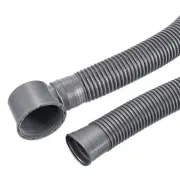 Bathtub Drain Pipe 82cm Expandable Tubing Flexible Drainage Hose Grey