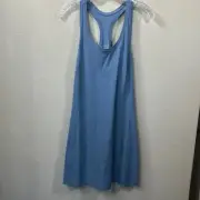 Athleta on my way blue dress size large. NWT.