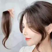 Forehead Synthesis Wig French Oblique Bangs Middle-part Bangs Hair Extensions