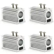 4pcs Silver Heat Sink Heatsink Holder for 12mm Blue/Green/Red/IR Laser Modules
