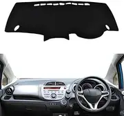 Fit for Honda Jazz 2009-2013,Dashboard Cover,Interior Dash Covers,Black Dashboard Cover Mat,Car Interior Accessories