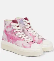 [Isabel Marant] Isabel Marant Austin printed high-top sneakers UK 7 multicoloured