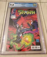 Spawn #1 CGC 9.8 White Pages Newsstand German Infinity Verlag 1993 Comic RARE