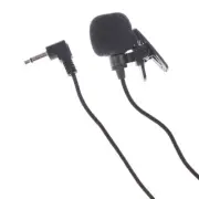 Mini Mic Microphone Case for SmartPhone Recording PC Clip-on Lapel Microphon Hc