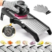 Mandoline Food Slicer for kitchen, Food slicer Onion Potato Chip French Fry 7 in