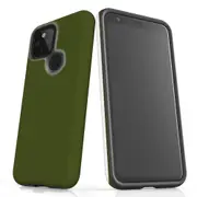 For Google Pixel 4a 5G Case, Shielding Back Cover,Army Green