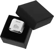 Kisangel Stainless Steel Food Decision Dice Multi Sided Dice for Choosing Cuisines Patterns for Easy Results Friends Anniversaries Fun Dining Decision Maker