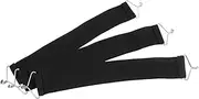 CANIGHT Lounge Chair Repair Kit 3pcs Reinforcement Belts Elastic Straps with Hooks Chair Replacement for Repairing Accessory