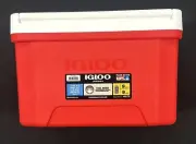 Igloo Laguna 9 Qt Red Personal Cooler Ice Chest Lunchbox 13 Can Capacity