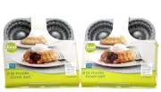 (2) New Food Network A La Mode Bowl Set - Nonstick Baking Pans for Pies & Tarts