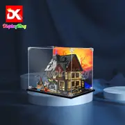 Display King - Acrylic display case for LEGO® The Sanderson Sisters' Cottage 21341 3mm Thickness dust-Free and Crystal Clear Display case with Screw
