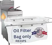Miroil RB33PS Fryer Filter Bag MirOil EZ Flow Filter Bag, Part 12849, For Heavy Crumbloads, Suitable for 15.1l or 13kg Polishing Oil, Durable, Easy to Clean with Hot Water - No Frame