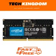 Crucial 16GB DDR5 4800MHz Laptop RAM – PC5-38400, Unranked, Lifetime WTY