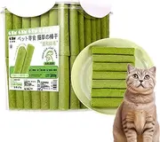 Cat Teething Chew Toys - Indoor Molar Stick With Natural Grass | 5.71x5.39x4.33 Inches Tooth Grinding Stick For Medium, Large, And Small Cats | Helps Clean Teeth, Reduces Bad Breath