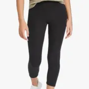 Girls' All In Motion Capri Leggings, Black, XL 14, NWOT