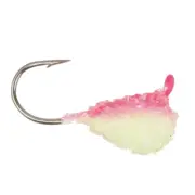 Clam Snow Drop XL 1/32 oz - Sour Cherry - Tungsten Glow Ice Fishing Jig