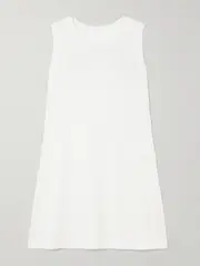 [Norma Kamali] Norma Kamali - Sequined Jersey Mini Dress - White - medium medium White