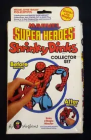 Marvel Super Heroes Spider-man Shrinky Dink Collector Set 1983 Colorforms