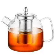 33oz/Glass Teapot with Removable Infuser Borosilicate Glass Tea Pot 1000ml