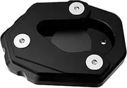 Motorbike Anti-Slip pad Side Stand Motorcycle Accessories Kickstand Pad Side Stand Extension for Kawasaki for VERSYS1000 for VERSYS1000SE 2015-2024 CNC Accessories Extension Plate pad(Black)