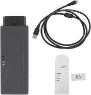 Brilluxa Scanner Tool, OBD2 Diagnostic Interface 5054A USB BT Quick Response Plug Vehicle Fault Reader