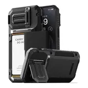 VRS DESIGN iPhone 15 Pro Max Case, Genuine VRS DESIGN Damda Glide DuoGuard Wallet Cover for Apple